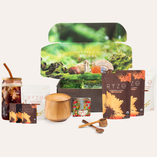 RYZE Coffee national mushroom week ryze Ritual Set
